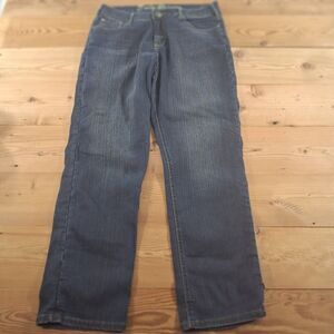 Zenim Jeans Womens 14 Straight Dark Wash